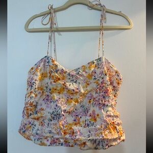H&M Flower printed tank